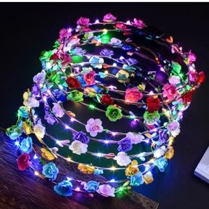 LED FLOWER GIRL HEADBANDS
